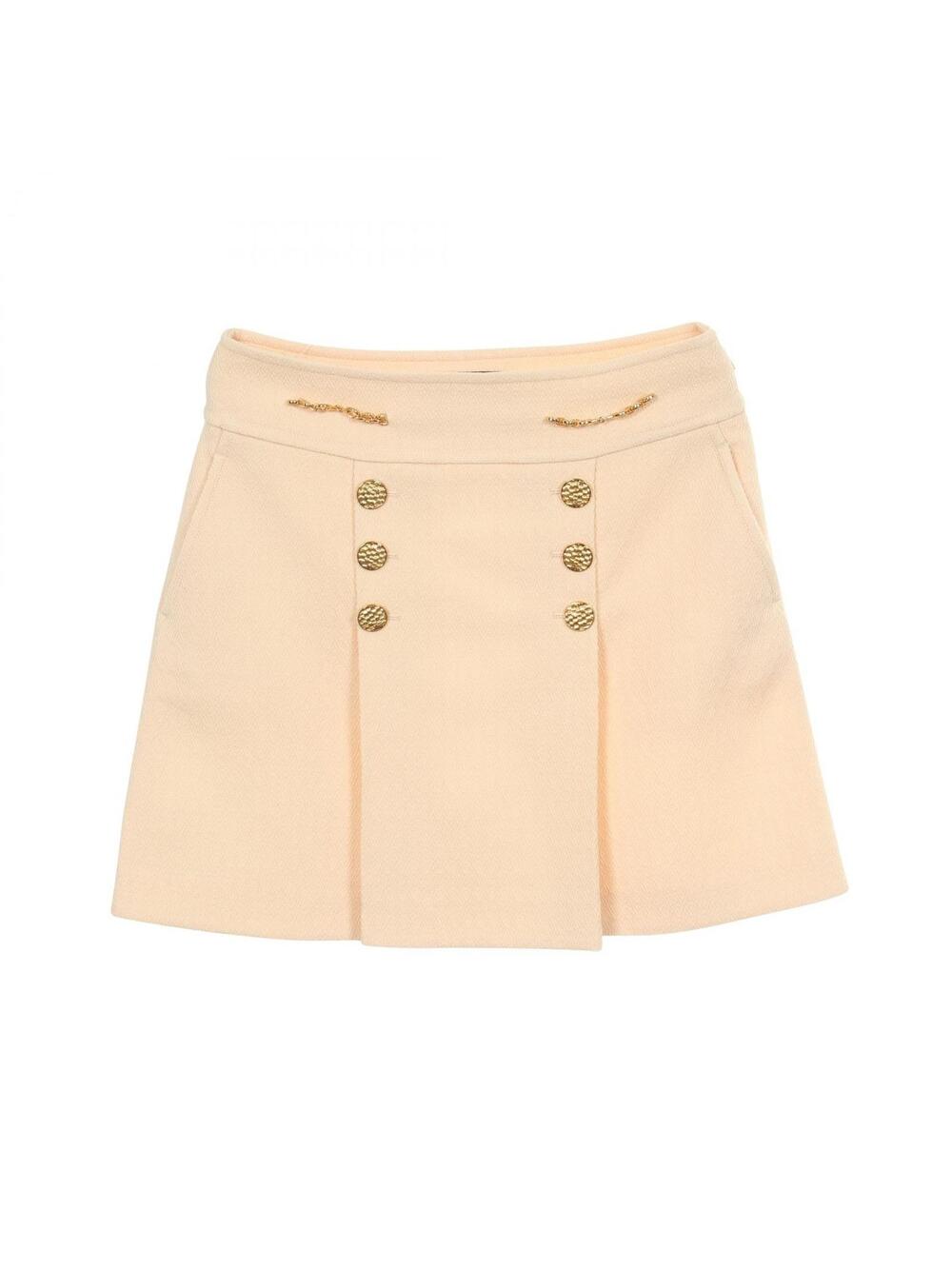 Gucci Horsebit Mini Skirt #40 Wool #293977G51B